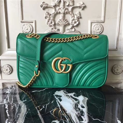 gucci matelasse green|GUCCI GG Marmont matelassé leather shoulder bag.